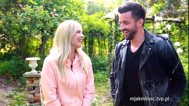 M jak miłość po wakacjach 2018. Joasia (Barbara Kurdej-Szatan), muzyk (Rafał Szatan)