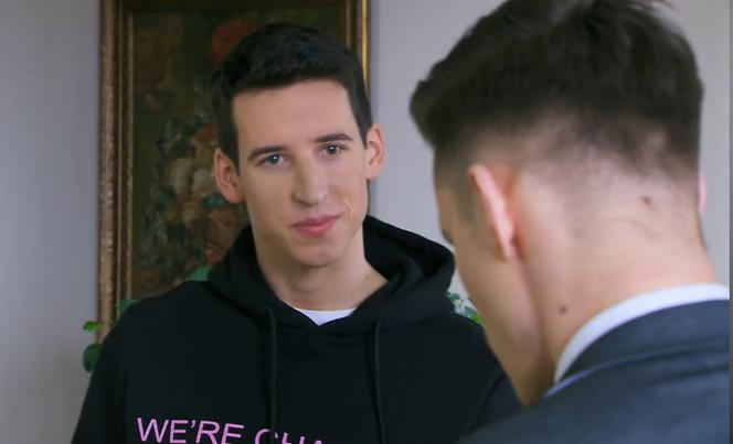 Na Wspólnej odc. 3286. Tadeusz (Jakub Pruski), Darek Żbik (Michał Mikołajczak)