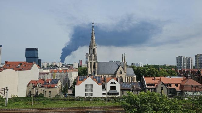 Pożar w Siemianowicach Śląskich. Płonie składowisko odpadów