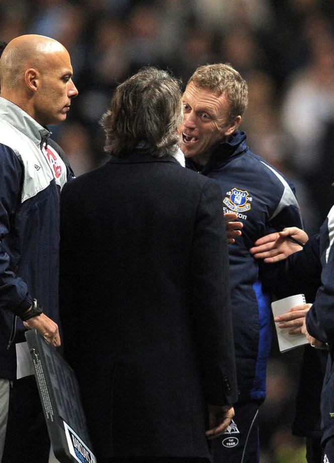 Roberto Mancini i David Moyes