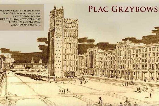 Plac Grzybowski. Socrealistyczna architektura Warszawy. Fot. www.warszawa-socrealizm.pl