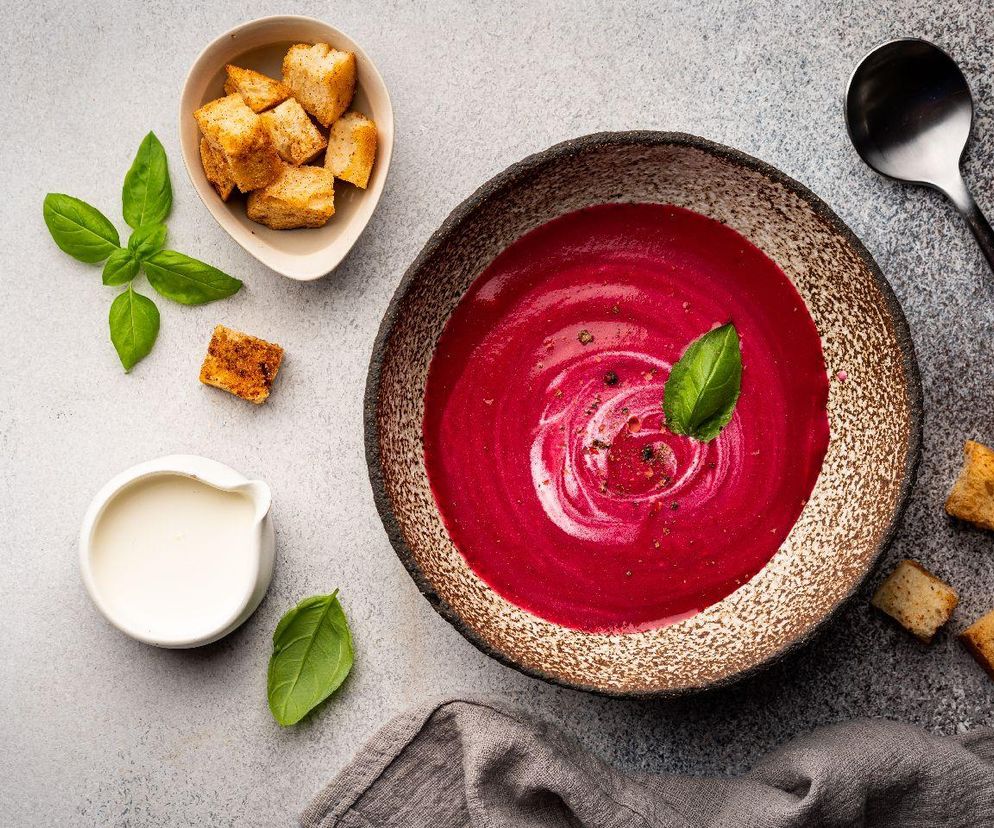 zupa z buraków i kozieradki