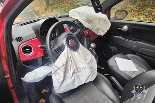 Zaparkowany samochód uderzył w pieszą. Wcześniej stało się coś niespodziewanego 