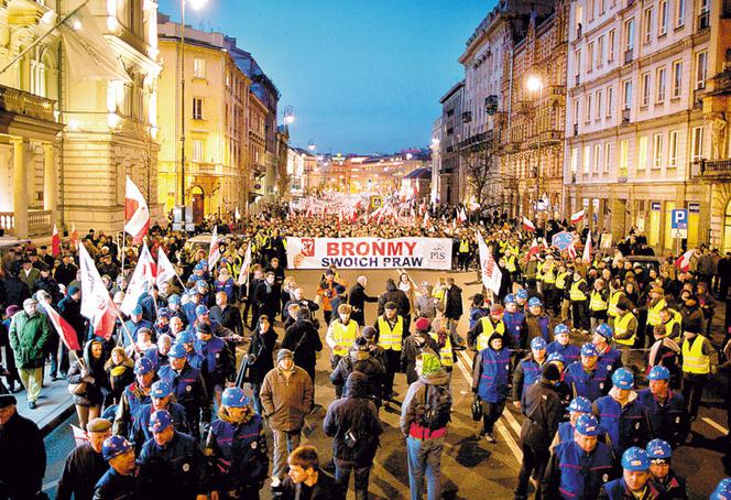 Marsz zablokował Centrum