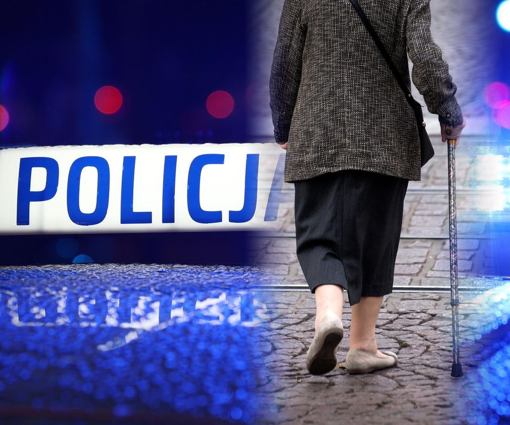 Kompletnie pijana babcia złapana na przejściu dla pieszych. Opiekowała się dwójką małych dzieci