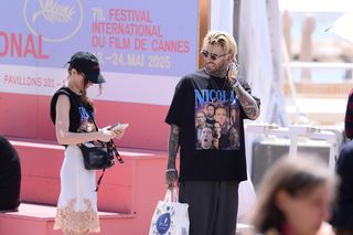 Martyna Byczkowska i Quebonafide w Cannes