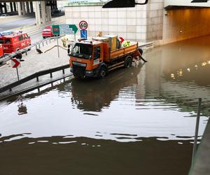 Warszawa zalana po burzy