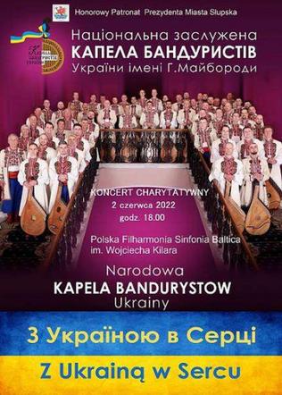 Koncert charytatywny Narodowej Kapeli Bandurzystów Ukrainy