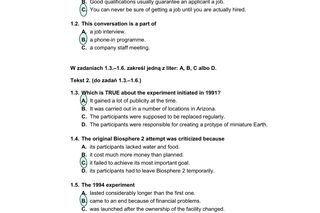 Matura próbna angielski rozszerzony 2024 
