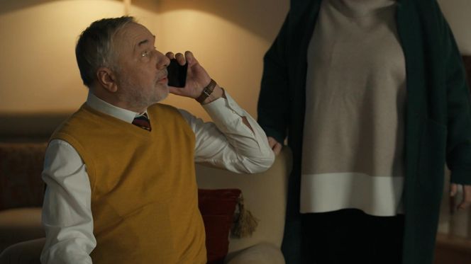 Barwy szczęścia odc. 3199. Andrzej Zastoja-Modelski (Leon Charewicz), Józefina Rawicz (Elżbieta Jarosik)