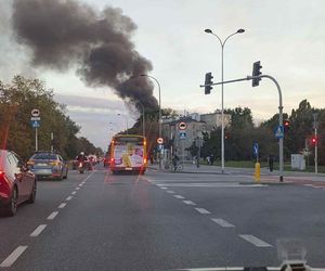 Pożar przy Żwirki i Wigury