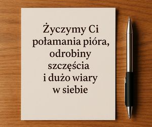 Życzenia dla maturzystów 2025. Czego życzyć przed egzaminem dojrzałości?