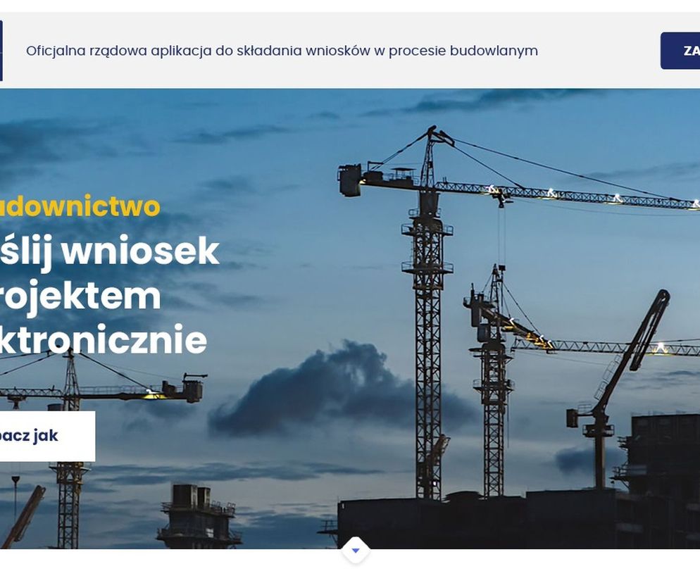 Pozwolenie na budowę przez internet