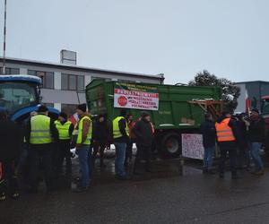 Protest rolników w Hrubieszowie - 9 lutego 2024