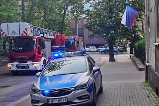 Groza w Mysłowicach. Pacjent zapalił papierosa w szpitalu. Spłonęła cała izolatka