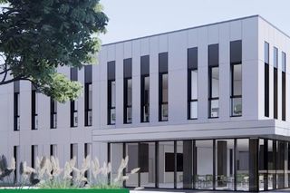 Wizualizacja Centrum Dydaktyczno-Egzamicyjnego UMB