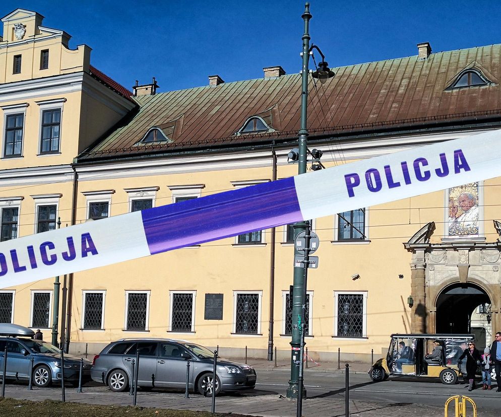 Kraków. Samospalenie przed budynkiem kurii. 47-latek był wcześniej znany policji 