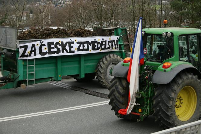 Protest rolników. Zablokowali granicę w Cieszynie