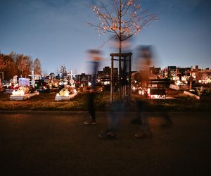 1 listopada na Cmentarzu Łostowickim w Gdańsku. Tak wygląda w dniu Wszystkich Świętych