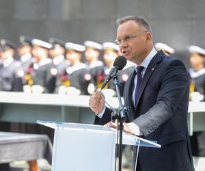 Andrzej Duda na Obchodach 80. rocznicy wybuchu Powstania Warszawskiego