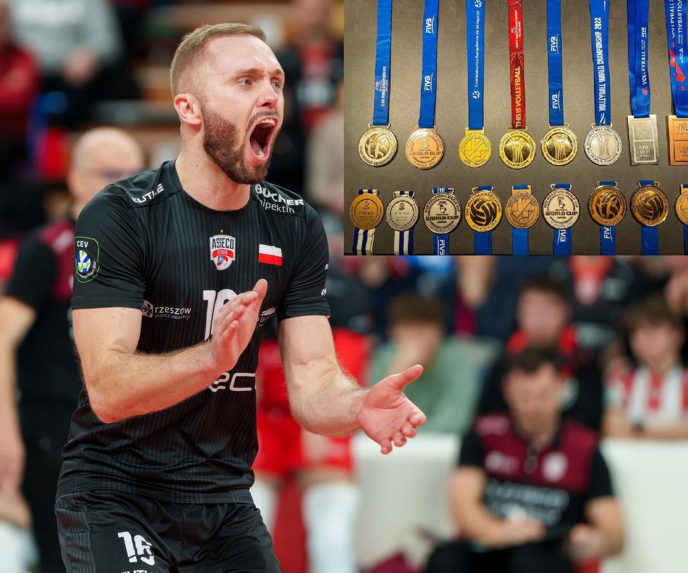 Paweł Zatorski zebrał niesamowitą kolekcję medali. Libero kadry siatkarzy i Resovii ma się czym pochwalić