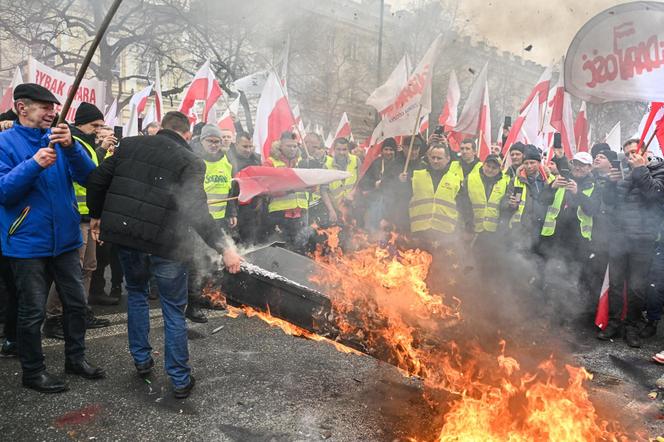 Strajk generalny rolników w Warszawie