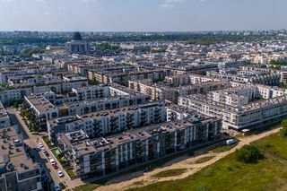 Miasteczko Wilanów w Warszawie. 