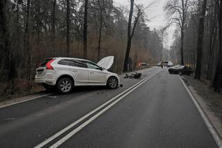 Wypadek na trasie Olsztyn - Dywity. Jedna osoba trafiła do szpitala