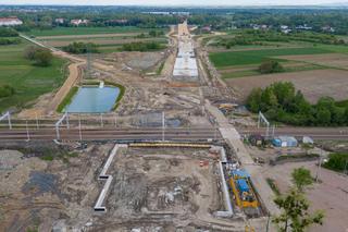 Budowa obwodnicy Oświęcimia - zdjęcia maj 2024