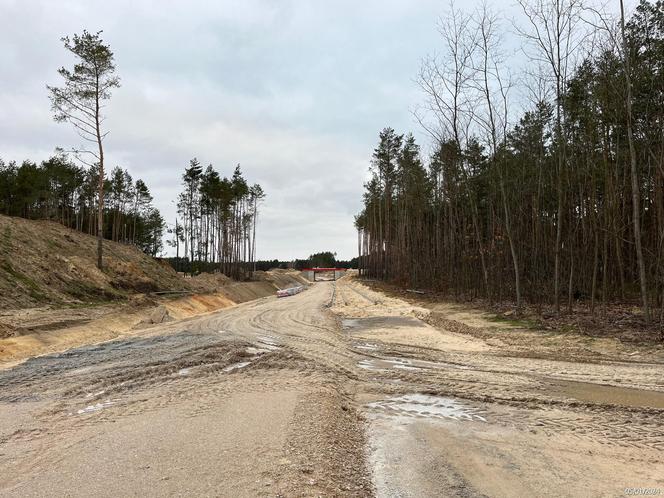 Postępy na placu budowy A2 w okolicach Siedlec