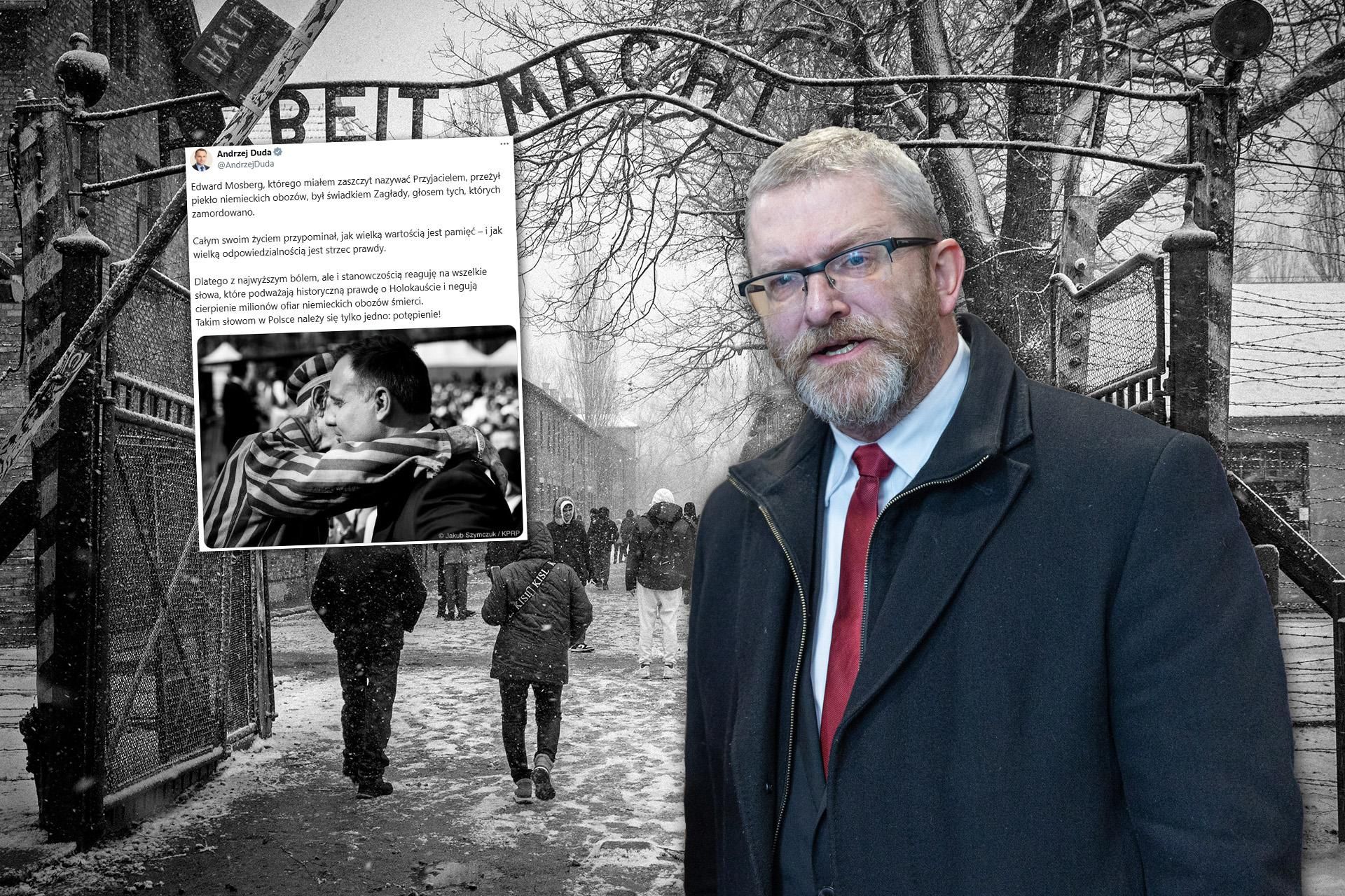 Braun denies the Holocaust. president   Duda reacts harshly!