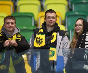 Kibice GKS Katowice na meczu z Piastem Gliwice 8.11.2025