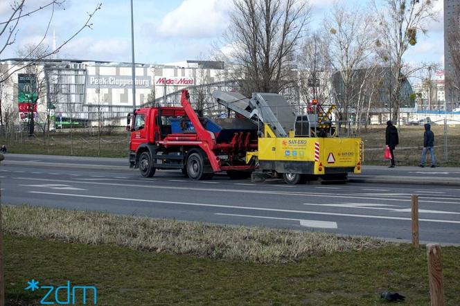 Drogowcy ruszyli na poznańskie ulice! Pogoda może popsuć ich plany!