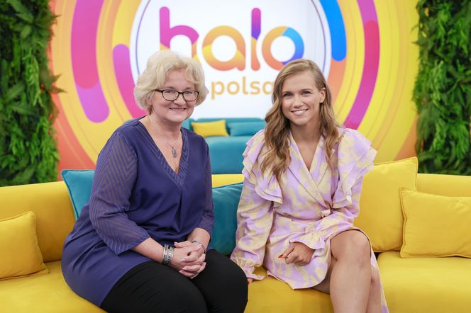 Agnieszka Kaczorowska z mamą w "Halo, tu Polsat"