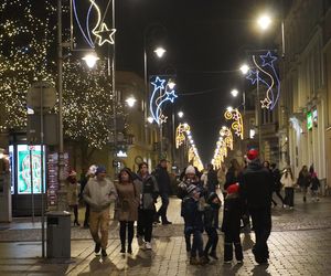 Świąteczne iluminacje 2024 w centrum Kielc