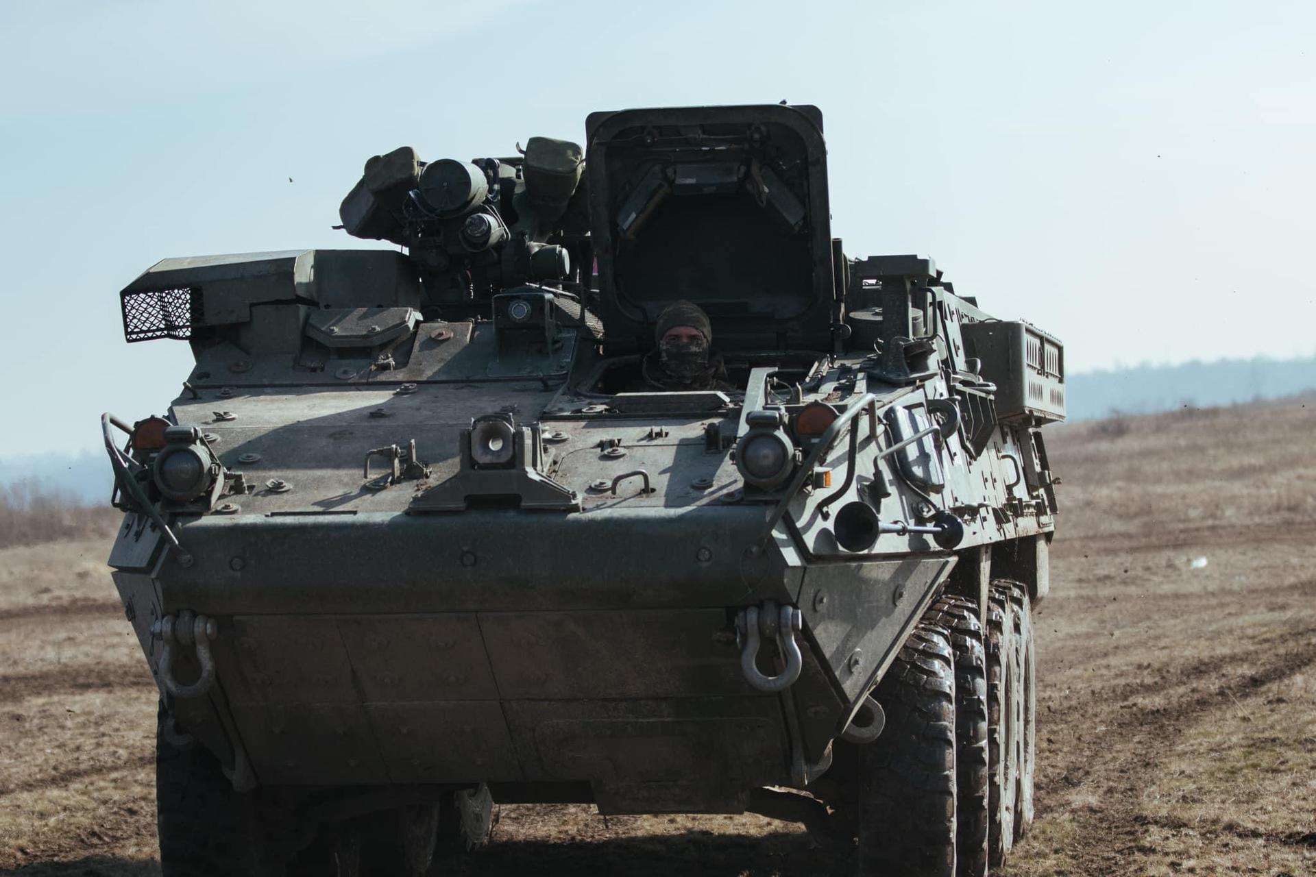 Transporter Stryker na Ukrainie