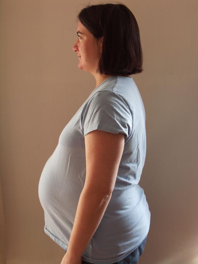 Kobieta w 35 tygodniu ciąży