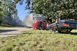 Wielka akcja służb na Pomorzu. Droga krajowa zablokowana. Jest komunikat 