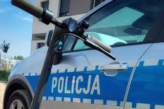 Dramatyczny wypadek w Łódzkiem. 17-latek na hulajnodze elektrycznej uderzył w słup. Poważne obrażenia