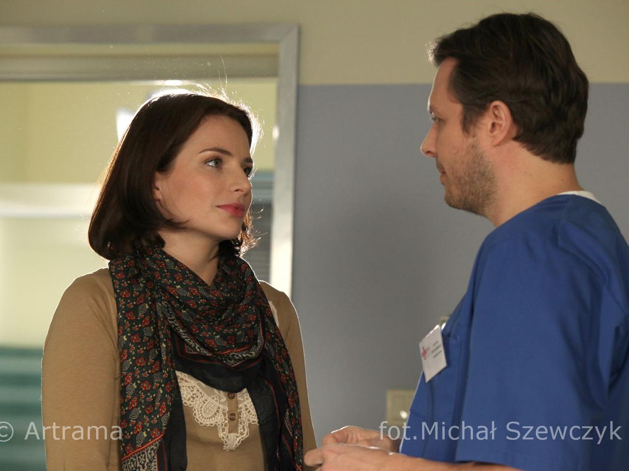 Na dobre i na złe. Magda Soszyńska (Anna Dereszowska) i Piotr Gawryło (Marek Bukowski)