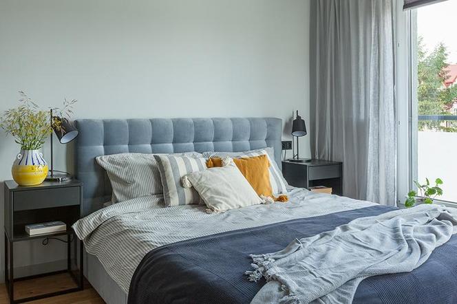 Sypialnia w stylu soft loft