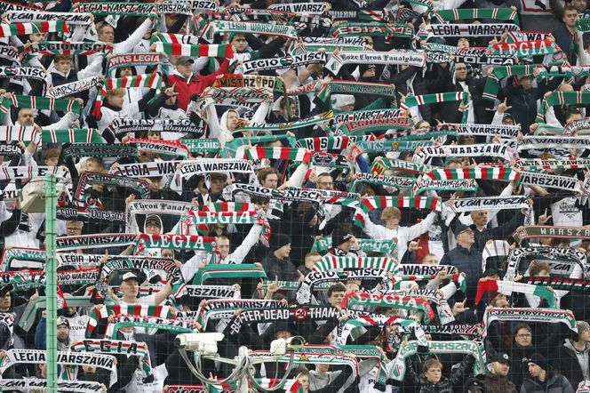 Legia Warszawa - Lech Poznań: Zdjęcia kibiców z klasyku i 13. kolejki PKO BP Ekstraklasy