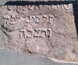 Fragment macewy z XVIII wieku został wyrzucony przy sprzątaniu ogródka. Takie historie w Starym Fordonie 