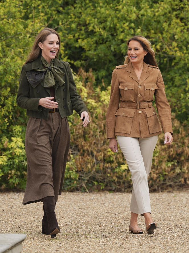 Pierwsza Dama USA w Windsorze spotkała się z królową Kamilą i księżną Kate