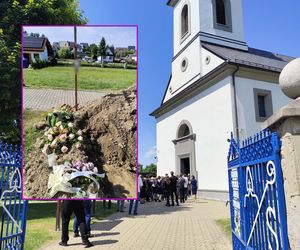 Kolorowe kwiaty i morze łez na pogrzebie Katarzyny