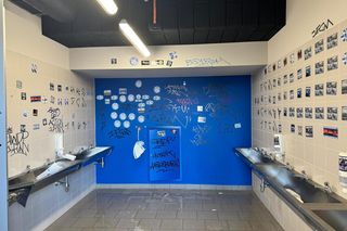 Zniszczony stadion w Opolu