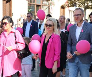 W centrum Lublina królował róż! Przez miasto przeszedł Marsz Różowej Wstążki