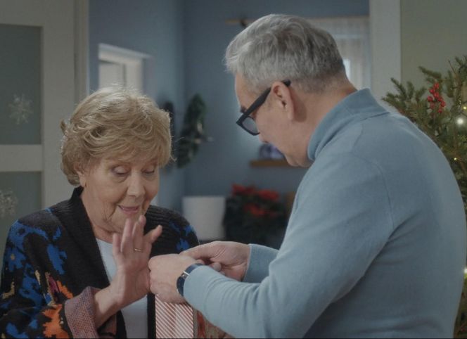 M jak miłość odc. 1857. Barbara (Teresa Lipowska), Jacek (Robert Gonera)