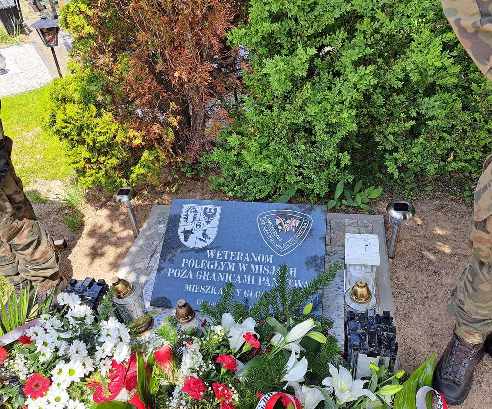 Tablica upamiętniająca głogowskich weteranów