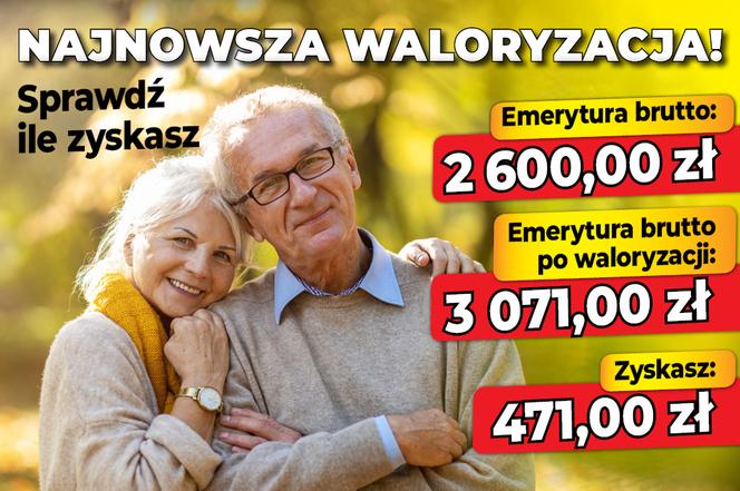 Najnowsza waloryzacja! Sprawdź ile zyskasz